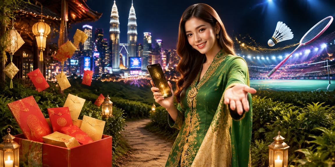 Suasana perayaan Hari Raya di Kuala Lumpur dengan promosi bonus istimewa 37001