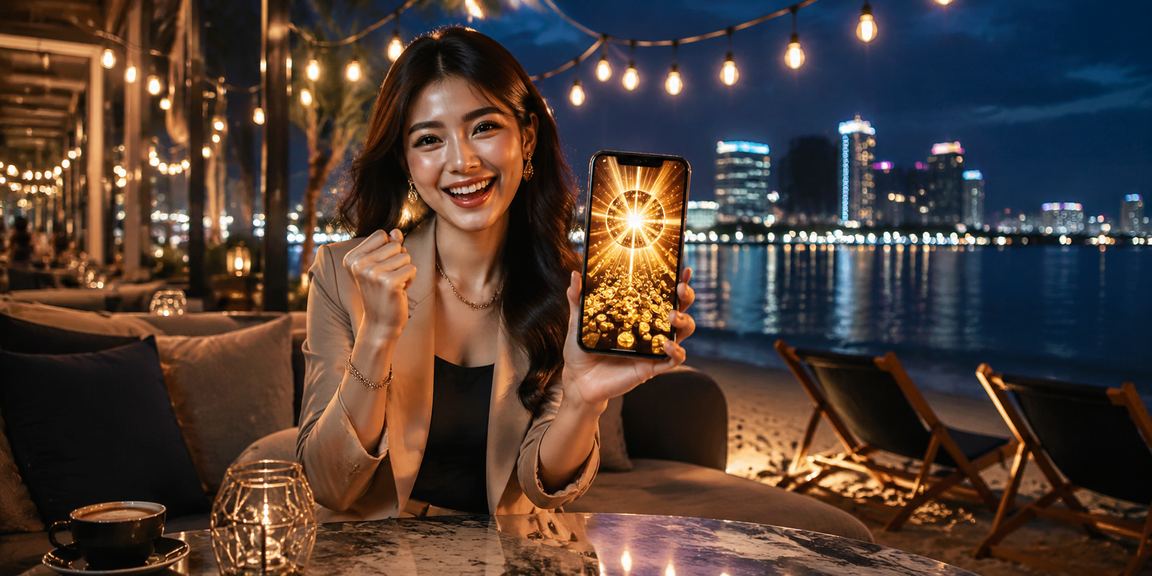 Peminat bola sepak di Pulau Pinang menggunakan telefon pintar untuk menyemak odds dan bertaruh secara dalam talian